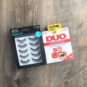 False Lashes + Glue
